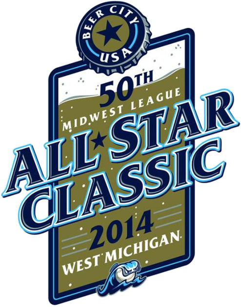 Midwest League All-Star Game 2014 Primary Logo iron on heat transfer